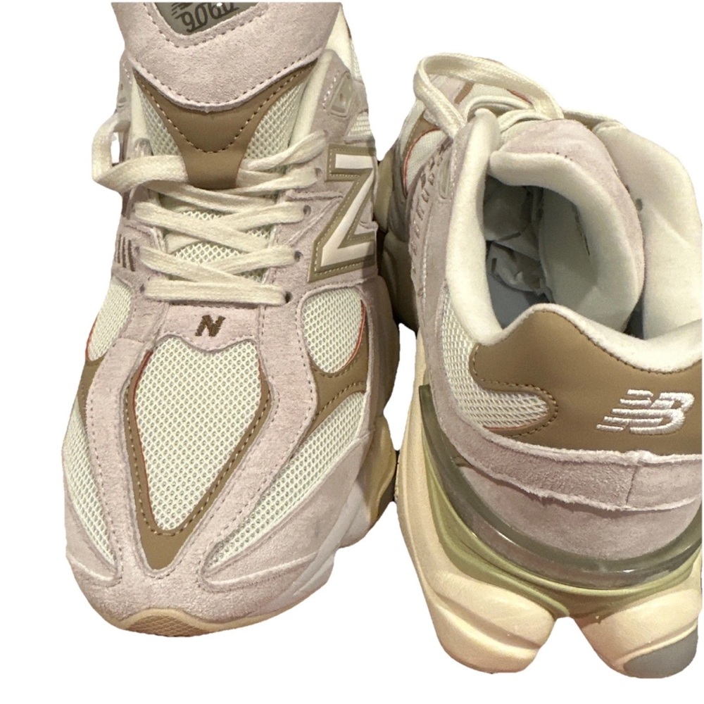 New Balance Women's Cream and Tan Athletic Shoes - Picture 8 of 8